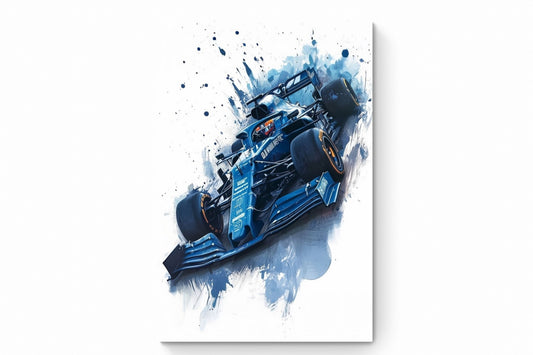 Recarga Vertical Larga Switch in Art impressa Formula 1 "Williams Racing: Elegancia a Toda Velocidad"