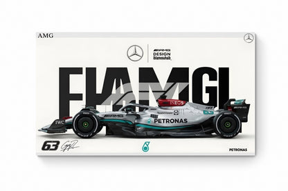 Recarga horizontal Estrecha Switch in Art impressa Formula 1 "Mercedes AMG F1: Elegancia que Conquista la Velocidad"