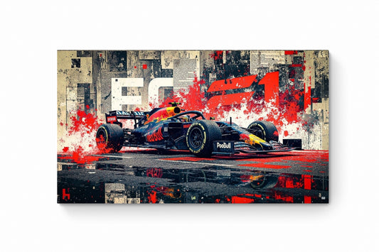 Recarga horizontal Larga Switch in Art impressa Formula 1 "Red Bull: Dominio a Máxima Velocidad"