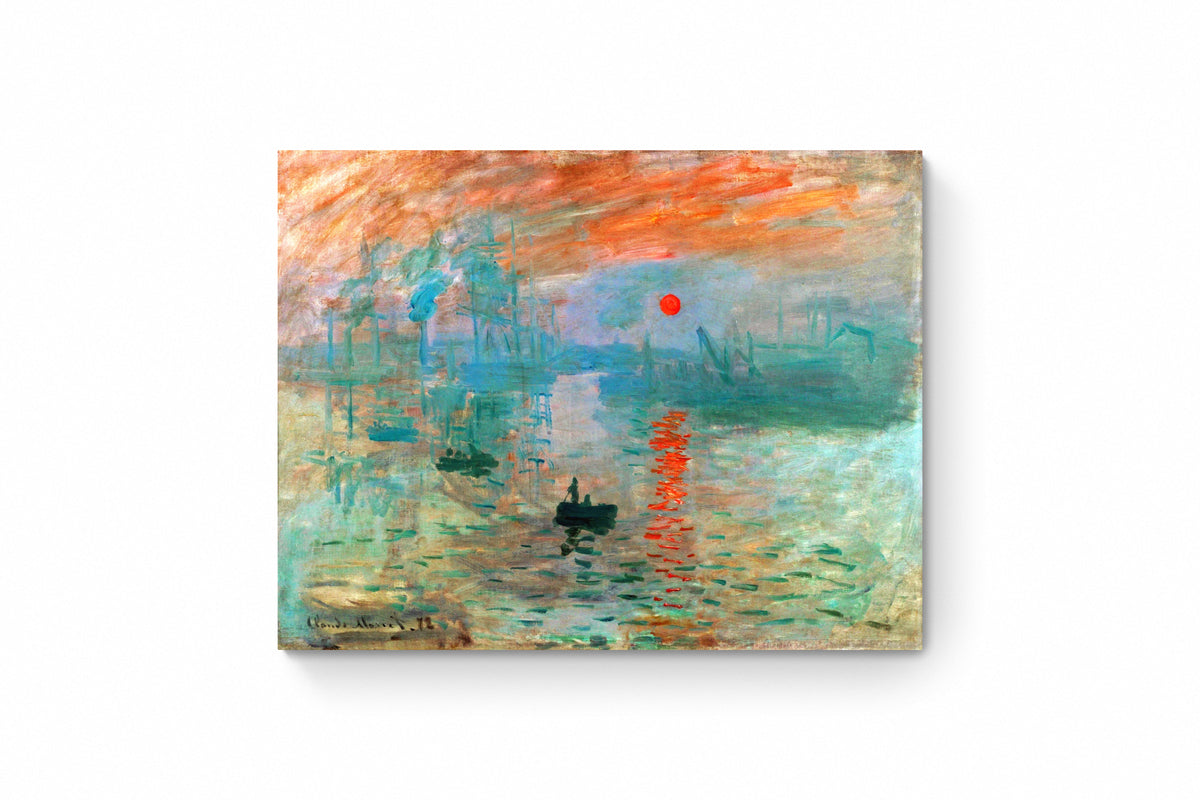 Recarga horizontal Larga Switch in Art impressa Claude Monet "Impresión, sol naciente"