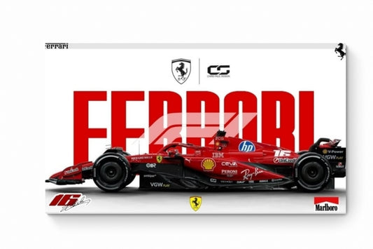 Recarga horizontal Larga Switch in Art impressa Formula 1 "Ferrari: La Pasión que Acelera el Mundo"