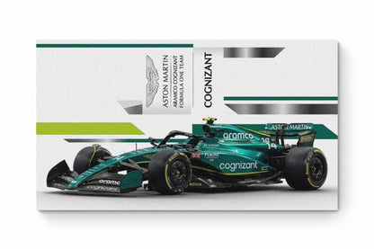 Recarga horizontal Larga Switch in Art impressa Formula 1 "Elegancia a Toda Velocidad"