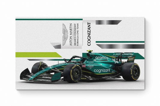 Recarga horizontal Larga Switch in Art impressa Formula 1 "Elegancia a Toda Velocidad"