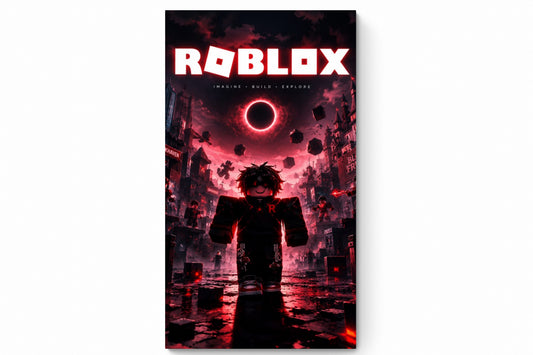 Recarga vertical Estrecha Switch in Art impressa Videojuegos"Roblox: Imagina un mundo sin límites"