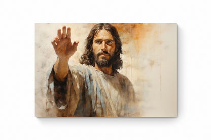 Recarga horizontal Larga Switch in Art impressa Religion "Jesús: La Bendición del Salvador"