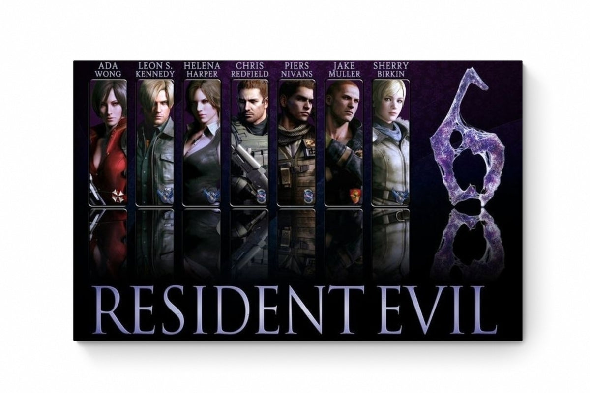 Recarga horizontal Larga Switch in Art impressa Videojuegos"Resident Evil 6"
