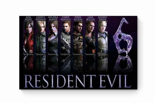 Recarga horizontal Larga Switch in Art impressa Videojuegos"Resident Evil 6"