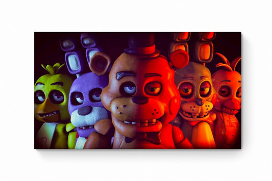 Recarga horizontal Estrecha Switch in Art impressa Videojuegos"Five Nights at Freddy's "La noche nunca termina""