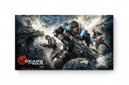 Recarga horizontal Larga Switch in Art impressa Videojuegos"Gears of War 4"