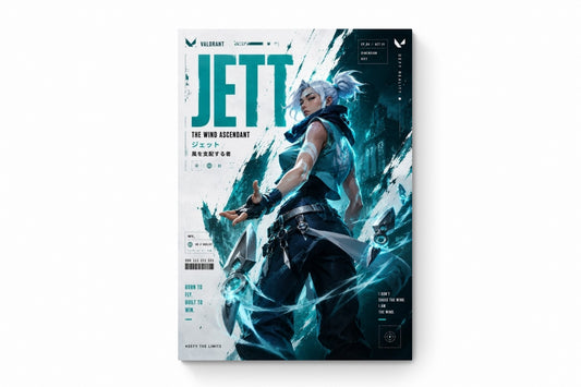 Recarga vertical Larga Switch in Art impressa Videojuegos"Jett: La velocidad del viento"