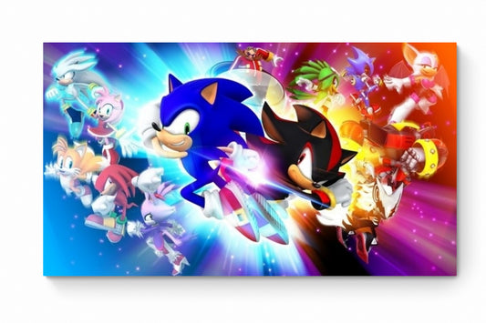 Recarga horizontal Estrecha Switch in Art impressa Videojuegos"Sonic"