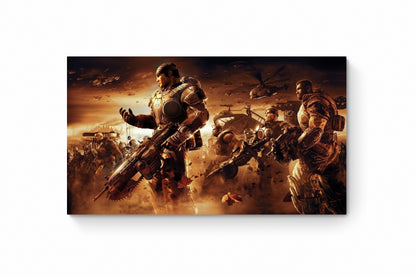 Recarga horizontal Estrecha Switch in Art impressa Videojuegos"Gears of War "