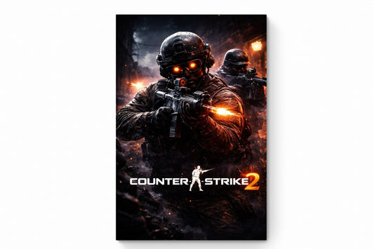 Recarga vertical Larga Switch in Art impressa Videojuegos"Counter-Strike 2"