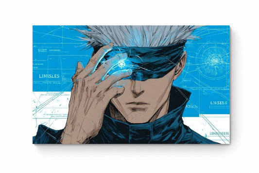 Recarga horizontal Estrecha Switch in Art impressa Anime"Gojo Satoru: Poder sin límites"