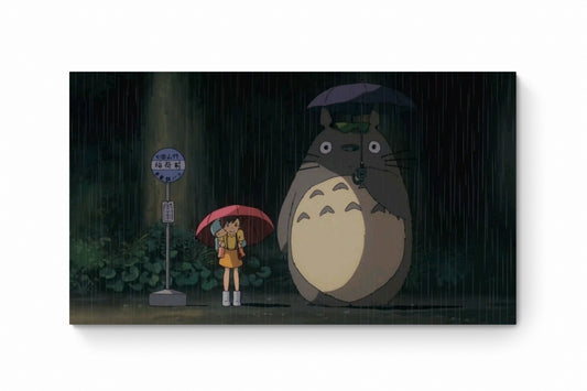 Recarga horizontal Estrecha Switch in Art impressa Anime " Mi Vecino Totoro: Un Encuentro Bajo la Lluvia"
