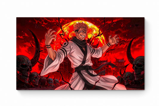 Recarga horizontal Larga Switch in Art impressa Anime"Sukuna: El Rey de las Maldiciones"