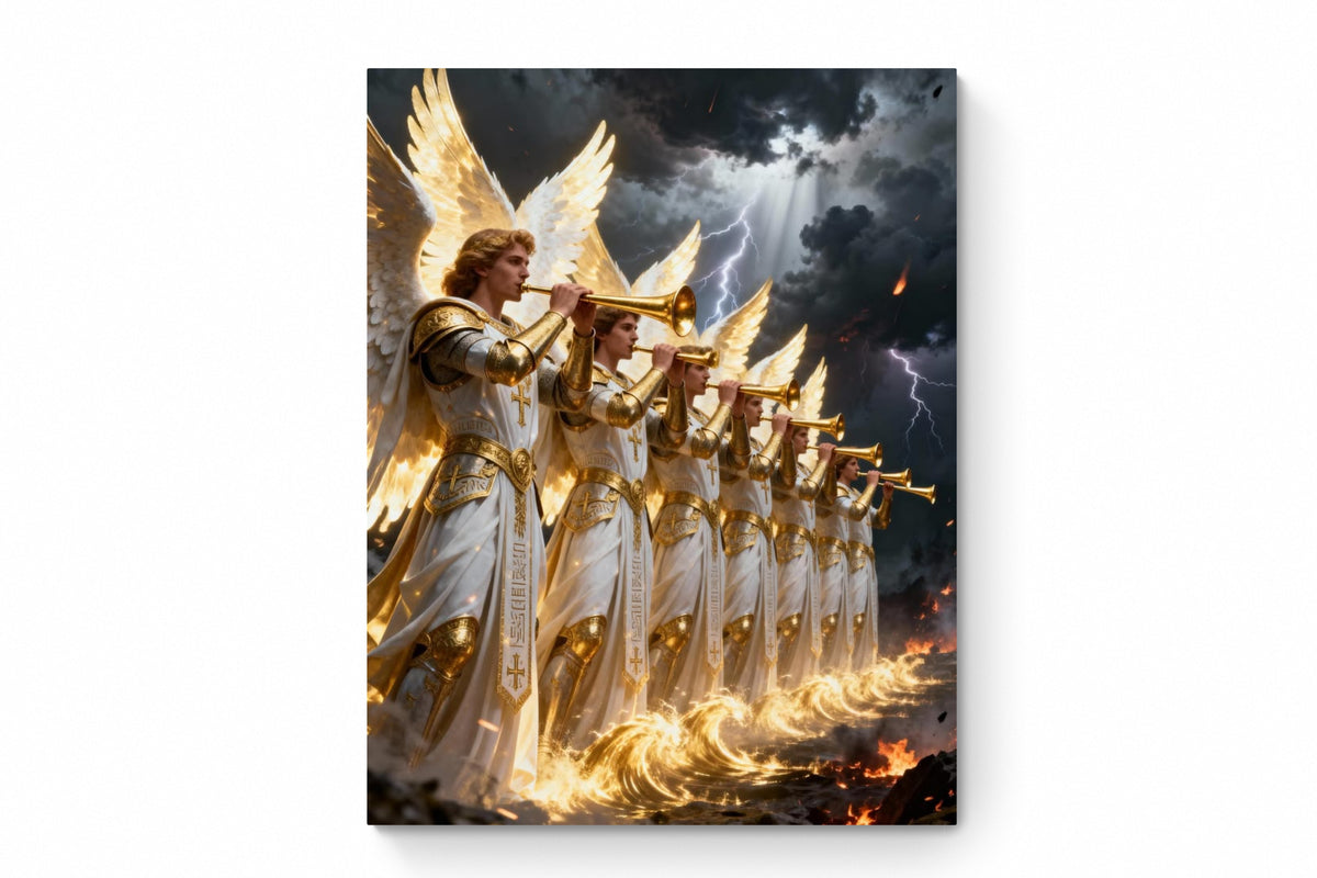 Recarga vertical Larga Switch in Art impressa Religion "La Proclamación Celestial"