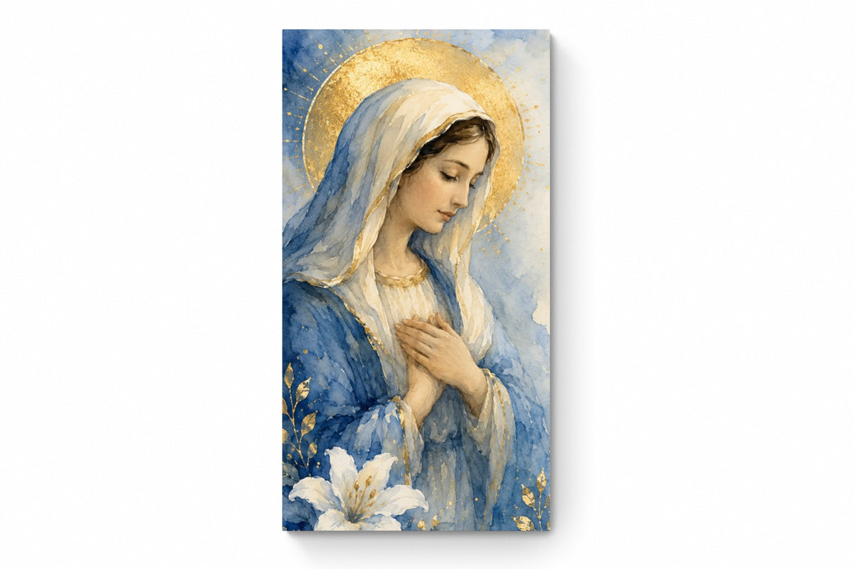 Recarga vertical Estrecha Switch in Art impressa Religion " La Inmaculada en Acuarela"