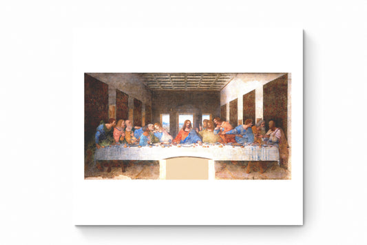 Recarga horizontal Larga Switch in Art impressa Print de Galería " La última cena "