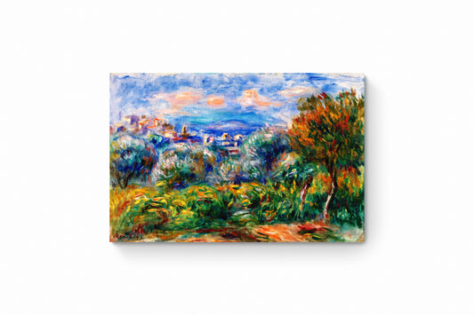 Recarga horizontal Larga Switch in Art impressa Pierre-Auguste Renoir "El olivar"