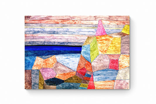 Recarga horizontal Larga Switch in Art impressa abstracto "Horizonte de Formas y Color"