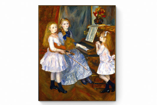 Recarga vertical Larga Switch in Art impressa Pierre-Auguste Renoir "Las hijas de Catulle Mendès"