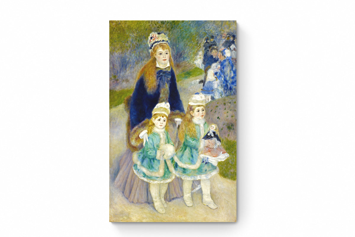Recarga vertical Larga Switch in Art impressa Pierre-Auguste Renoir "El paseo  "