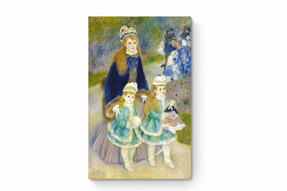 Recarga vertical Larga Switch in Art impressa Pierre-Auguste Renoir "El paseo  "