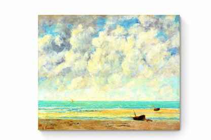 Recarga horizontal Larga Switch in Art impressa Pintura "Playa de Normandía"