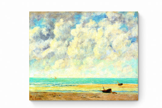 Recarga horizontal Larga Switch in Art impressa Pintura "Playa de Normandía"