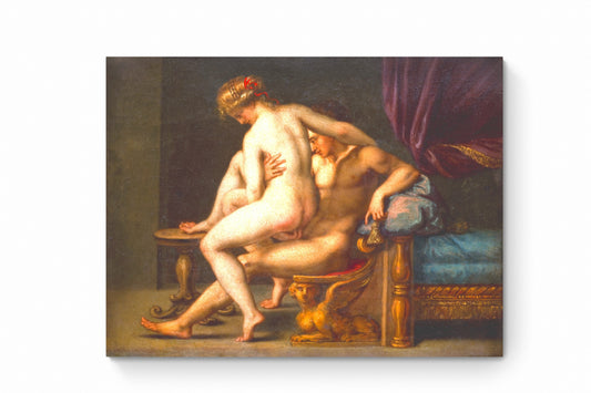 Recarga horizontal Larga Switch in Art impressa Pintura " Cupido y Psique"