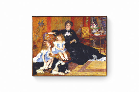 Recarga horizontal Larga Switch in Art impressa Pierre-Auguste Renoir "Madame Charpentier y sus hijos"