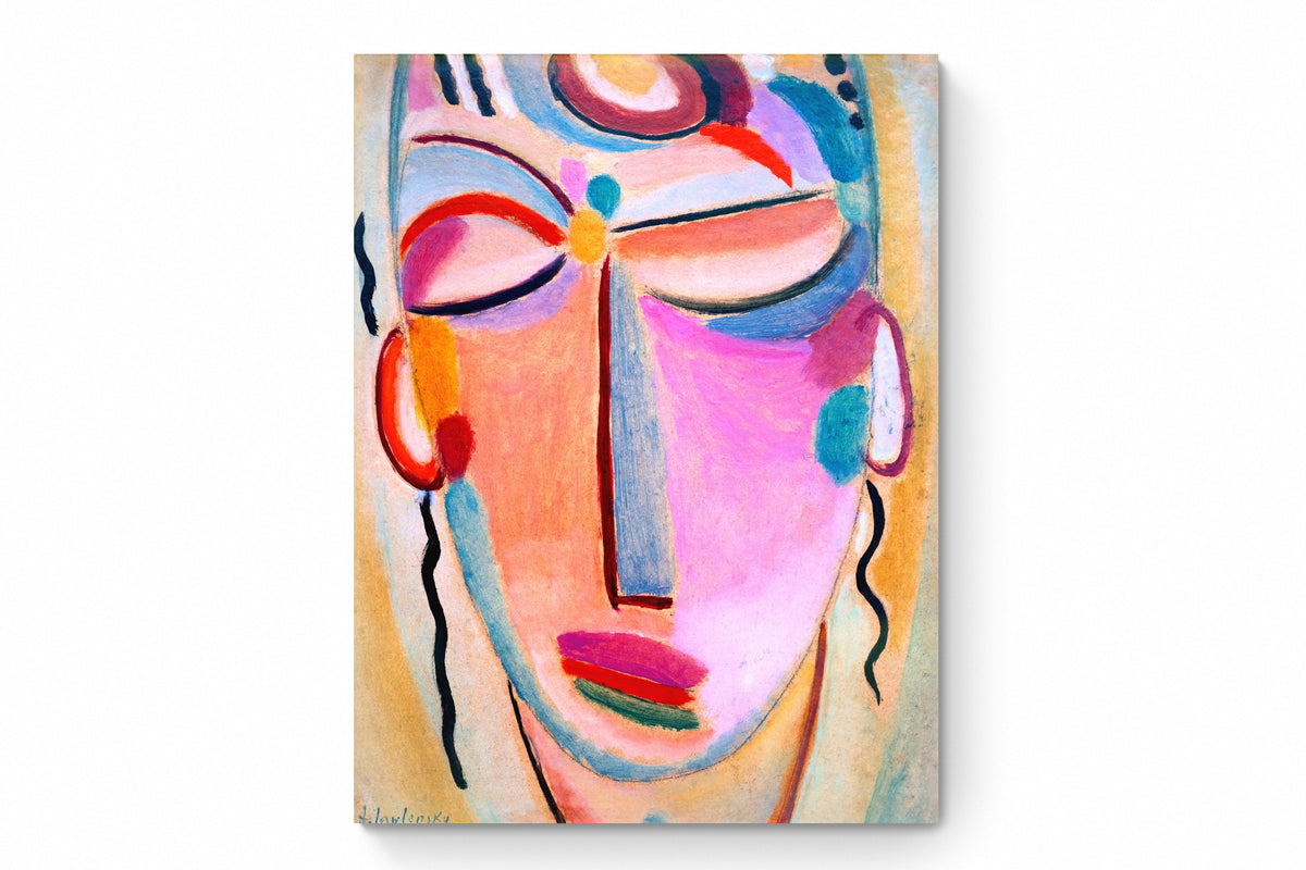 Recarga vertical Larga Switch in Art impressa Pintura "Cabeza abstracta"