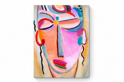 Recarga vertical Larga Switch in Art impressa Pintura "Cabeza abstracta"