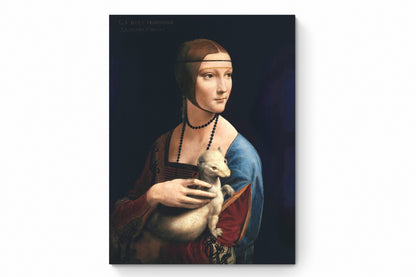 Recarga vertical Larga Switch in Art impressa Da Vinci "La dama del armiño"
