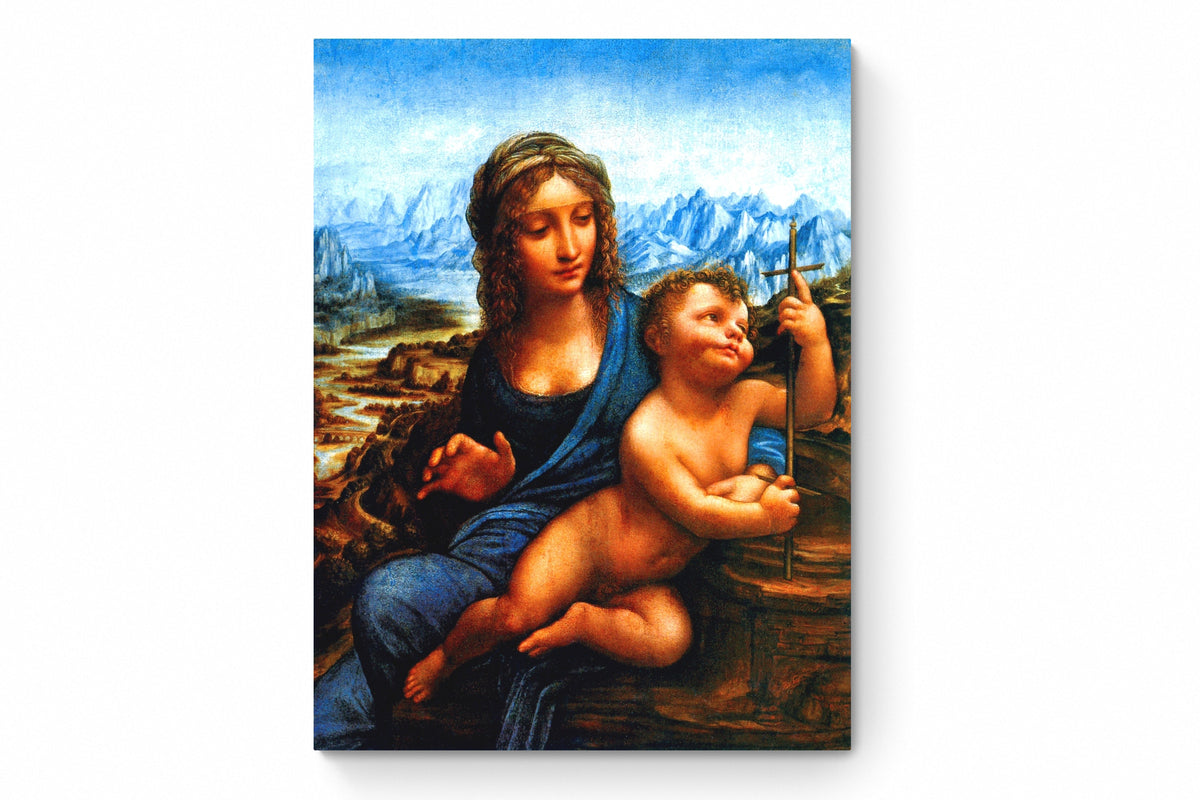 Recarga vertical Larga Switch in Art impressa Da Vinci "Virgen de la rueca"