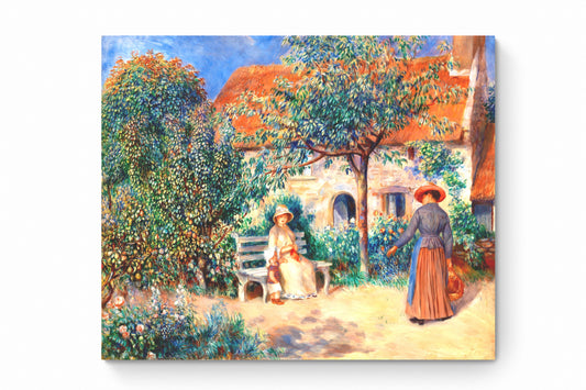 Recarga Cuadrada Switch in Art impressa Pierre-Auguste Renoir "La granja de Les Collettes"