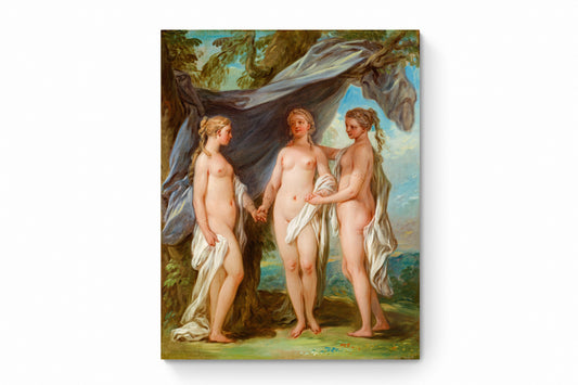 Recarga horizontal Larga Switch in Art impressa Pintura "Las Tres Gracias"