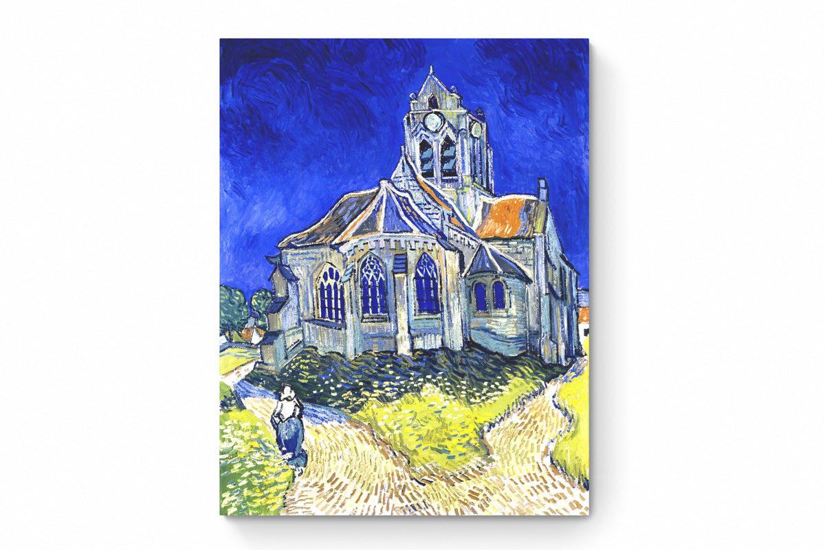 Recarga vertical Larga Switch in Art impressa Van Gogh "La iglesia de Auvers-sur-Oise"