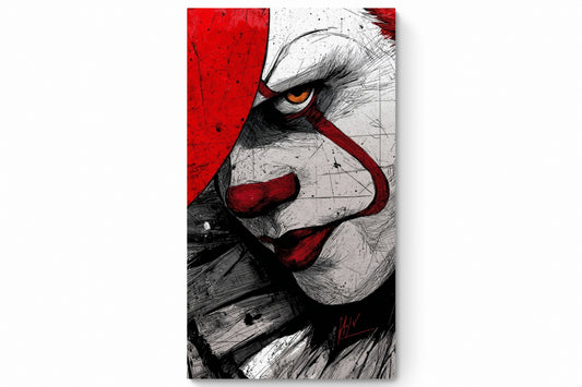 Recarga vertical Estrecha Switch in Art impressa pelicula " Póster ilustrado de It "