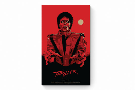 Recarga vertical Larga Switch in Art impressa pelicula "Póster ilustrado de Thriller"