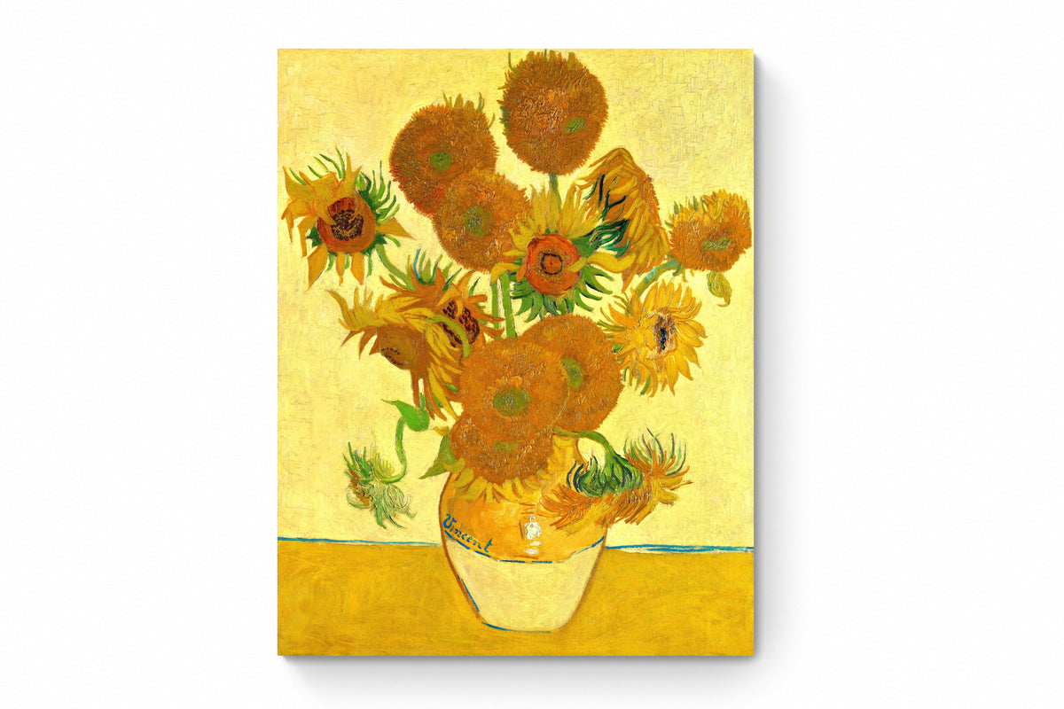 Recarga vertical Larga Switch in Art impressa Van Gogh "Florero con quince girasoles"