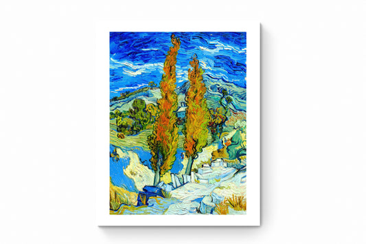Recarga vertical Larga Switch in Art impressa Print de Galería "Cipreses"