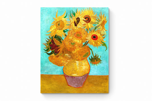 Recarga vertical Larga Switch in Art impressa Van Gogh "Florero con doce girasoles"