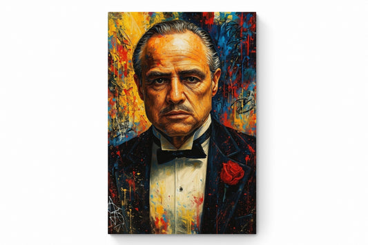 Recarga vertical Larga Switch in Art impressa pelicula " Póster artísticamente ilustrado de El Padrino"