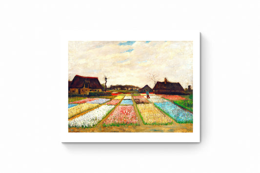 Recarga horizontal Larga Switch in Art impressa Print de Galería " Campos de tulipanes"