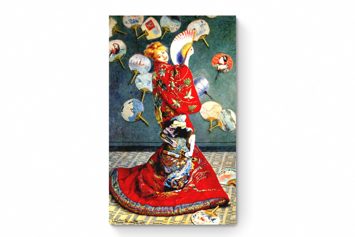 Recarga vertical Larga Switch in Art impressa Claude Monet "La japonesa"