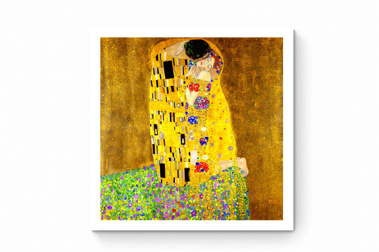 Recarga Cuadrado Switch in Art impressa Print de Galería " El beso"