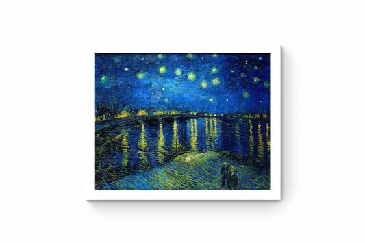 Recarga horizontal Larga Switch in Art impressa Print de Galería "Noche estrellada sobre el Ródano"