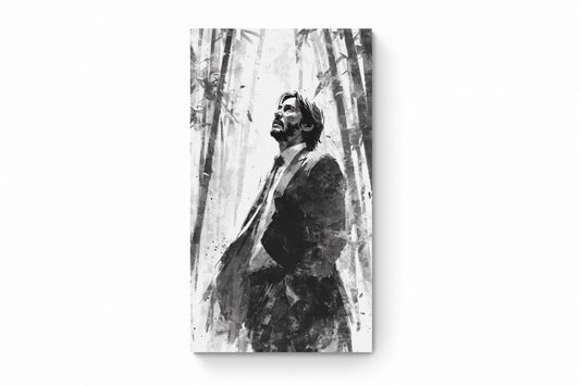 Recarga vertical Estrecha Switch in Art impressa pelicula "Póster artísticamente ilustrado de John Wick"